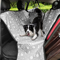 CAWAYI KENNEL-wodoodporna torba do przewożenia psa na tylne siedzenie, mata ochronna, hamak, transporter dla psa, pas bezpieczeństwa 4